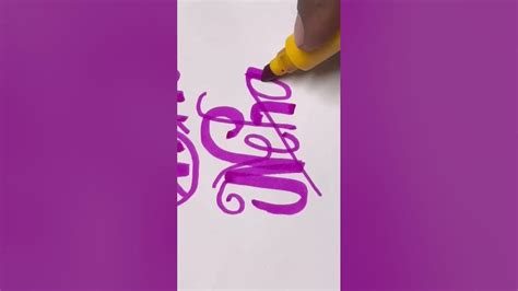 Unbelievable Calligraphy Writing Neha Calligraphy Shorts Youtube