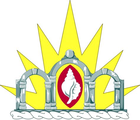 Coat of arms (crest) of Guam Army National Guard, US