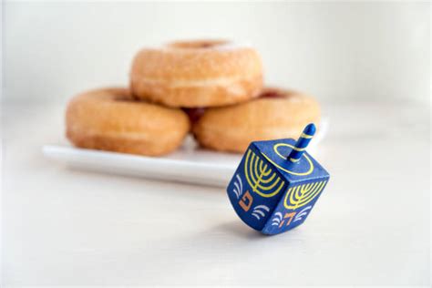 Hanukkah Jelly Donuts Stock Photos Pictures And Royalty Free Images Istock