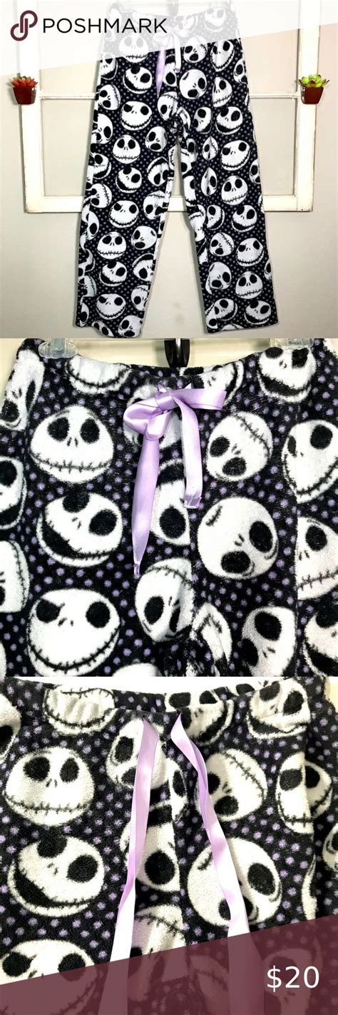 DISNEY NIGHTMARE BEFORE CHRISTMAS Jack Skellington Pajama Pants Size M (8-10) | Jack skellington ...