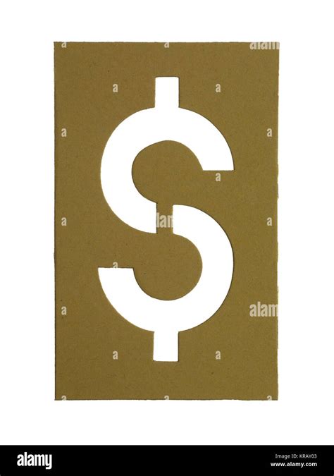 Dollar Sign Cut Out Hi Res Stock Photography And Images Alamy