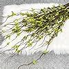 Amazon DULRLLY 6Pcs Artificial Pussy Willow Branches For Tall Vase 44in Fake Willow Stems