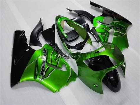 Zx R All Pure Black Fairing Kit With Set Fit For Kawasaki