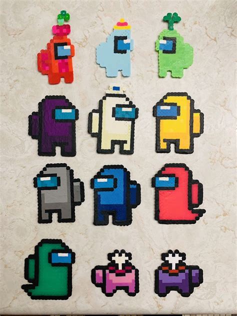 Among Us Perler Bead Hama Beads D