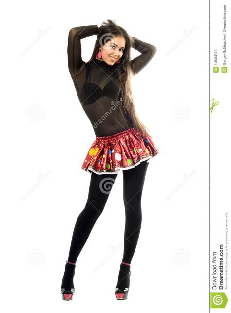 Brunette Joven Alegre Aislado Imagen De Archivo Imagen De Feliz Hermoso