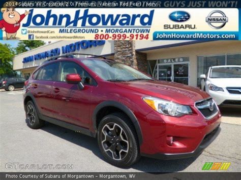 Venetian Red Pearl 2014 Subaru Xv Crosstrek 20i Premium Ivory