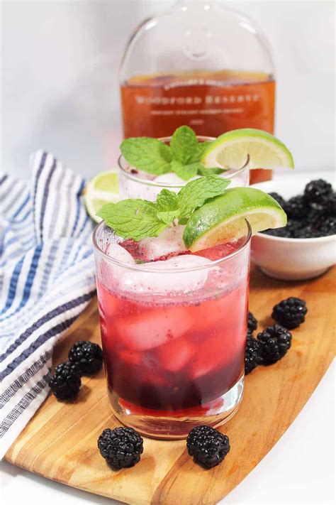 Blackberry Bourbon Smash Cookin Mamas