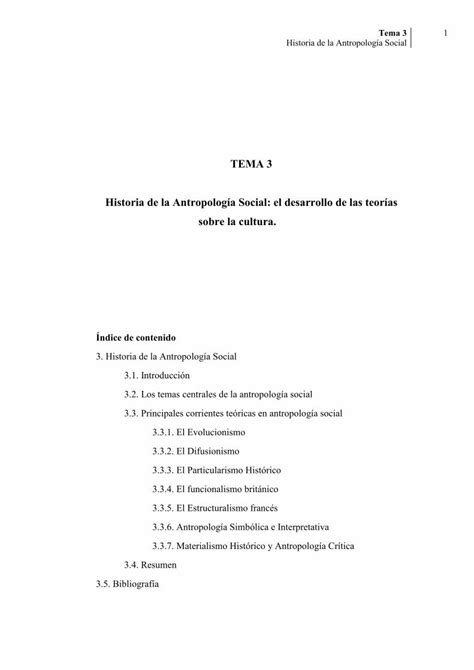 PDF Tema 3 Historia De La Antropolog A OCW Tema 3 Historia De La