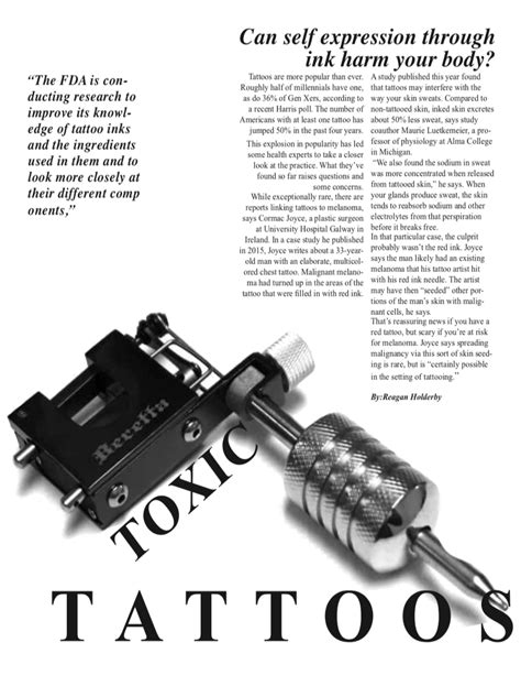 Toxic Tattoos Page Layouts On Behance