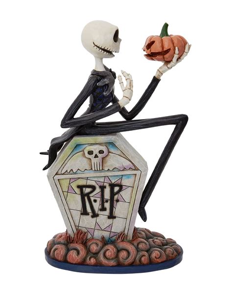 Jack Skellington On Tombstone Collectible Figure 21cm Horror Shop