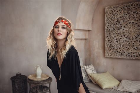 Premium Photo Beautiful Sexy Woman Blonde Hair