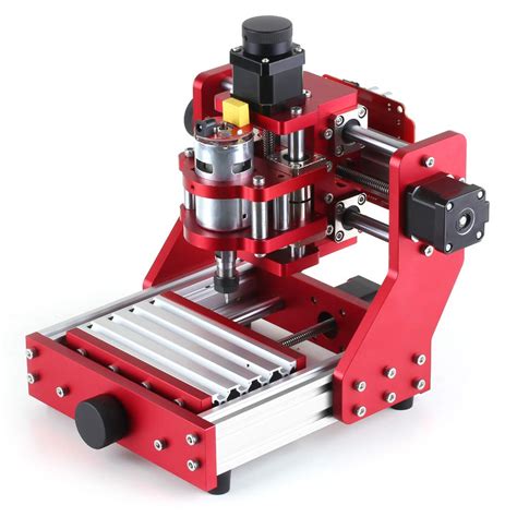 Red Axis Mini Diy Cnc Router Standard Spindle Motor Pcb Wood Me