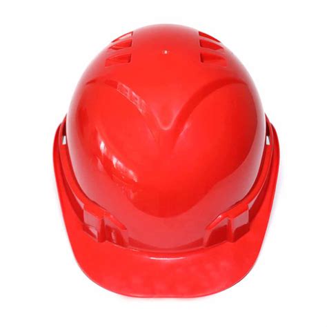 Ce Ansi Certified Red Abs Shell Hard Hat Safety Helmet Construction