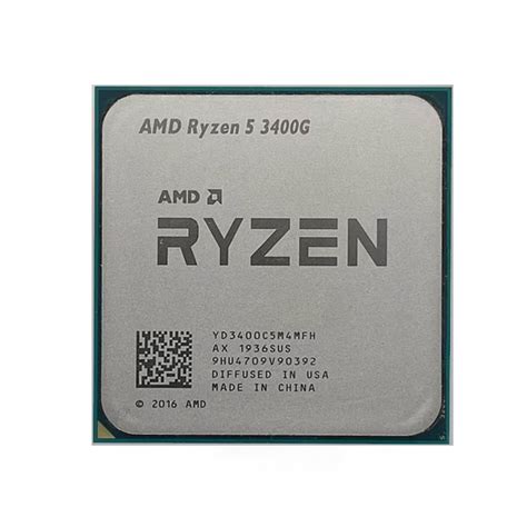 AMD Ryzen 5 3400G 3.7GHz Socket AM4 Processor - Tray Type