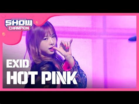 ShowChampion EP 167 EXID HOT PINK YouTube