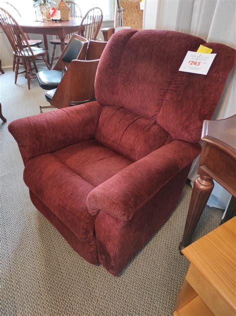 Burgundy La Z Boy Rocker Recliner Roth And Brader Furniture