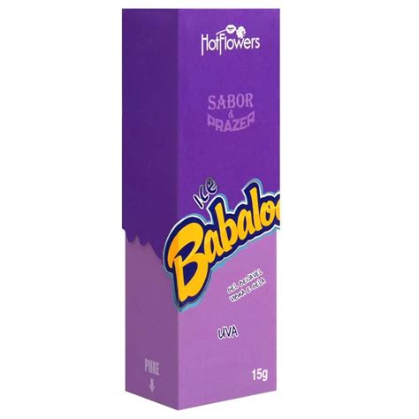 Babaloo Gel Vibrador Ice Beijável g Hot Flowers Gall
