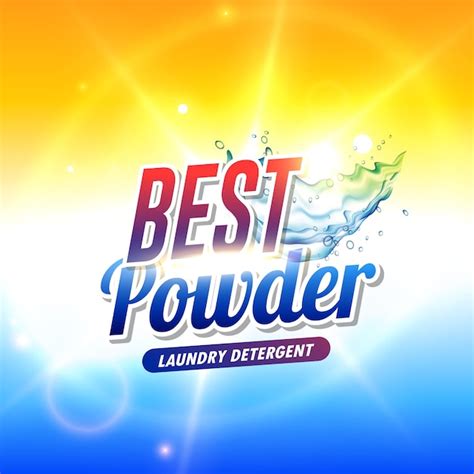 Premium Vector Laundry Detergent Powder Or Soap Product Packaging