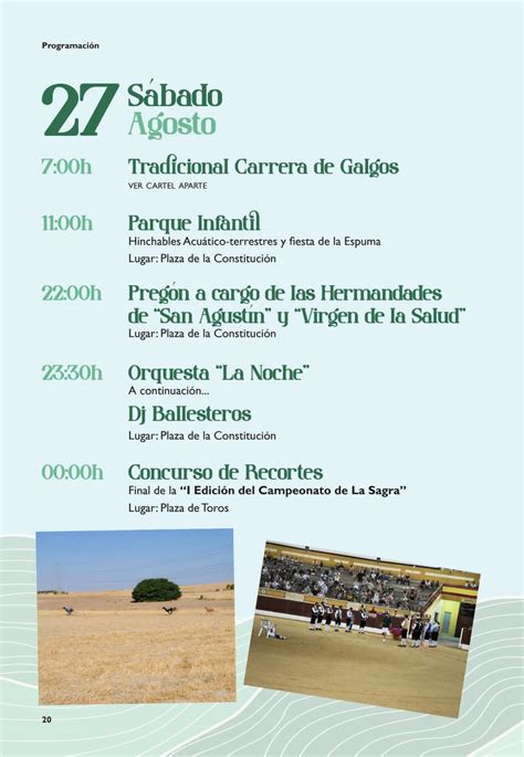 Programa Fiestas 2022