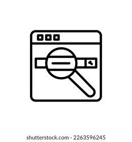 Website Address Icon Vector Logotype Stock Vector (Royalty Free) 2263596245 | Shutterstock