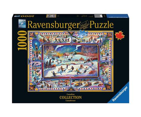 Пъзел Ravensburger 1000 ел. - Зима в Канада | КОМСЕД