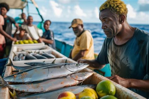 Um evento comunitário centrado em práticas de pesca sustentável