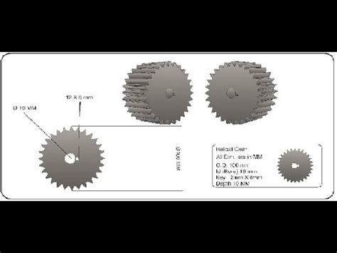 Corel Draw Helical Gear Drawing Corel With Samar Sajal And Aman