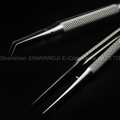 Mechanic Titanium Alloy Precision Sawtooth Tweezer Grandado