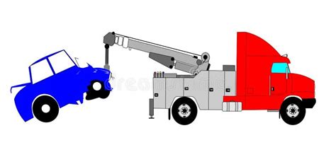 Car Being Towed From Accident Royalty Free Stock Photo - Image: 34526855