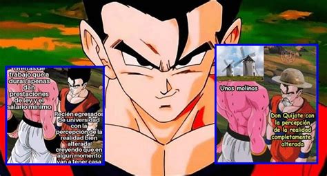 Gohan Con La Percepción De La Realidad Alterada Gohan With His