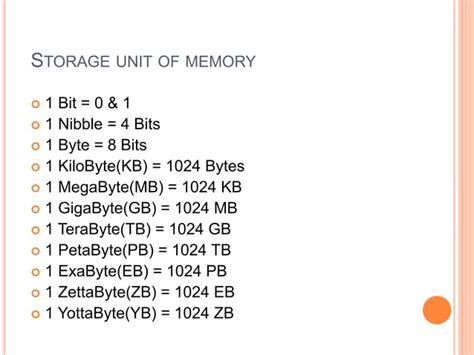 Block Diagram Of Computer And Storage Unit Of Memory