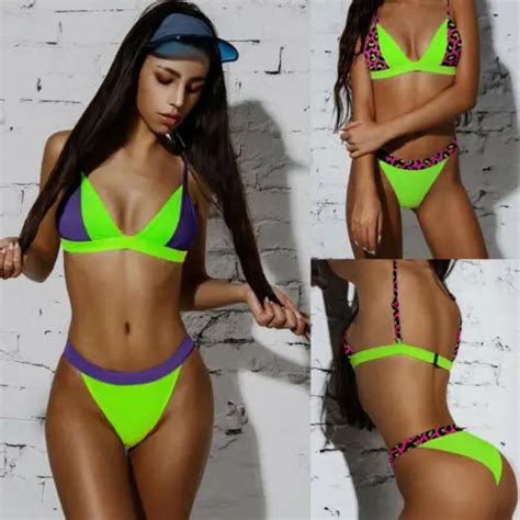 Conjunto De Bikini Sexy Con Estampado De Leopardo Para Mujer Conjunto De Bikini Aliexpress
