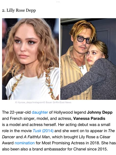 Johnny Depp Daughter Tusk