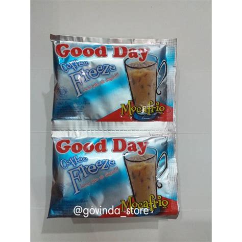 Jual KOPI GOODAY MOCAFRIO FREEZE KEMASAN SASET ISI 10PCS PER 1RENCENG