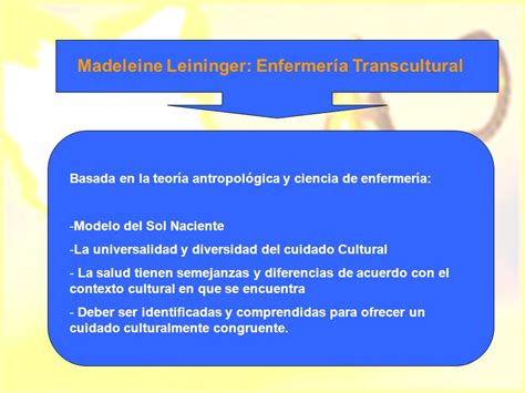 Cuidados Culturales Teor A De La Diversidad Y La Universalidad Ppt