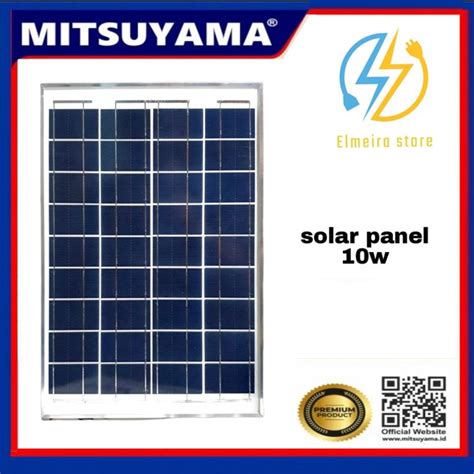 Papan Solar Panel Surya Polycristalline Watt Lazada Indonesia