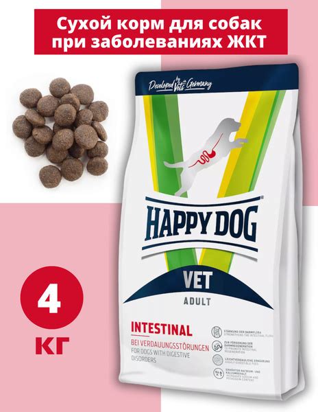 Сухой корм Happy Dog VET Diet Intestinal для собак с чувствительным ...