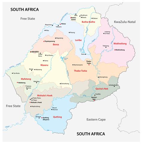 Lesotho Maps And Facts World Atlas