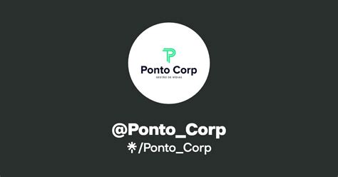 Ponto Corp Instagram Tiktok Linktree