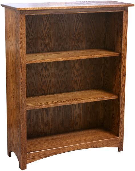 Shaker 39 Inch Bookcase Amish Bookcase Solid Hardwood Bookcase