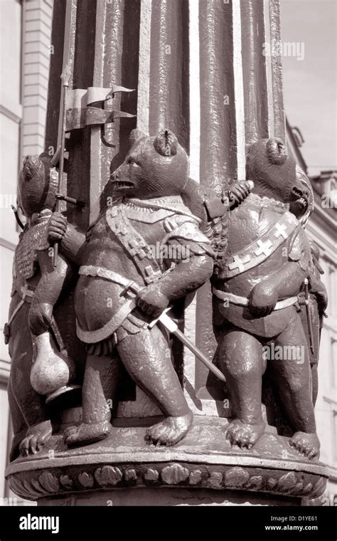 Famous Ogre Fountain By Gieng 16th Century Bern Switzerland Europe