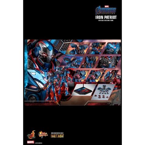 HOT TOYS MMS547D34 AVENGERS ENDGAME IRON PATRIOT Shopee Thailand