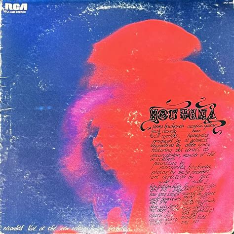 Hot Tuna Hot Tuna 1970 Jefferson Airplane Dusty Beats
