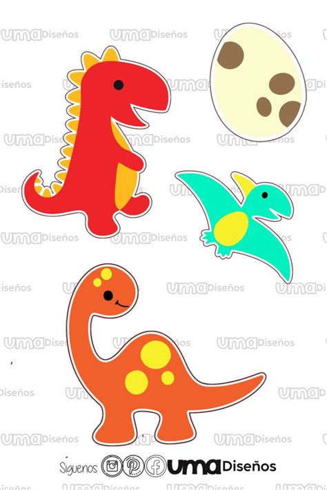 Dinosaurios Cake Topper Para Imprimir Party Topo D Bolo Cupcake Toppers Imprimibles Png