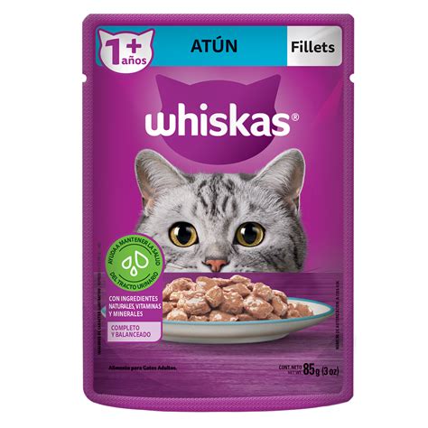 Whiskas Alimento Húmedo para Gatos Atún en Fillets