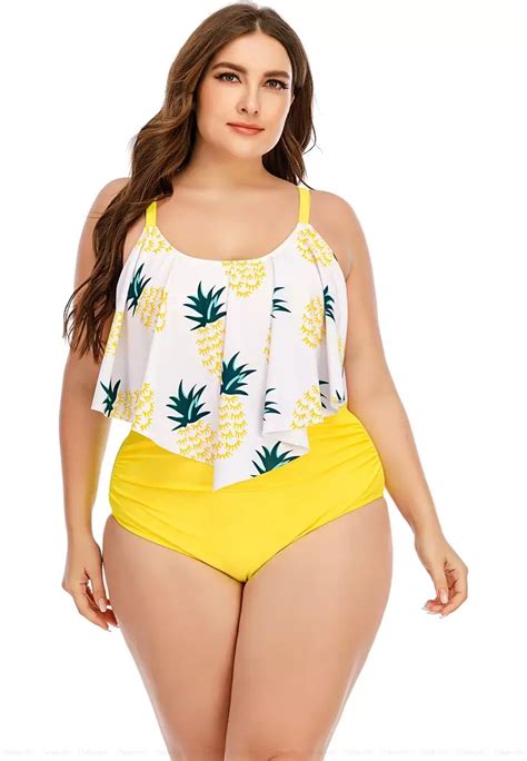 SEA GROVE Plus Size 2PCS Sling Bikini Swimsuit 2025 Buy SEA GROVE Online ZALORA Hong Kong