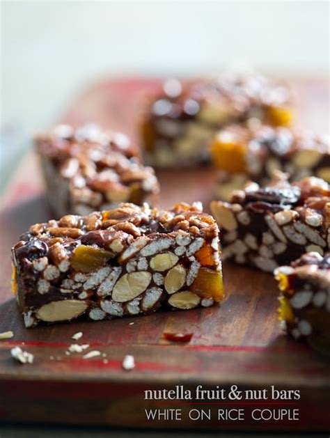 No Bake Energy Bars Recipe With Nutella Dried Fruit And Nuts