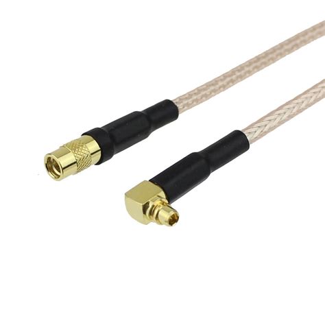 Ra Mmcx Plug Male To Mmcx Jack Female Cable Rg316 Coax Up To 3 Ghz In 24 Inch