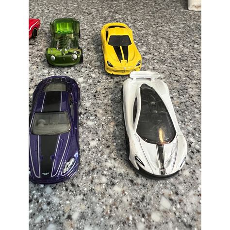 Vintage Modern Lot Of 10 Hot Wheels Cars Loose Embosser Etsy