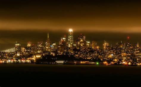 Premium Photo | San francisco skyline at night